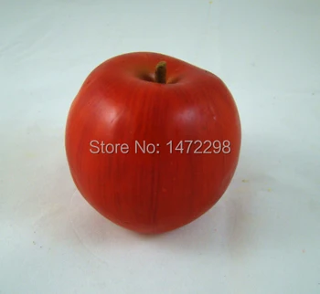 1pcs umetno škrlatno rdeča jabolka umetno sadje ponaredek hrane hiša dekor Risal orodje umetno cvetlični ornament 0
