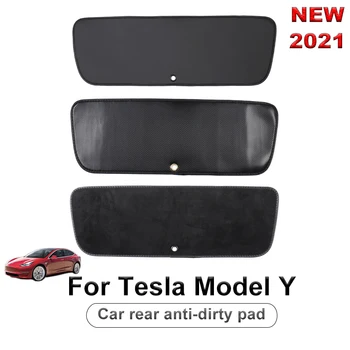 2021 Novo Za Tesla Model Y Zadnja Sedežna Naslonjala Varstvo Pad Prtljažniku Avtomobila Mat Zadnjem Sedežu Spremembe Dodatki Notranjost Styling