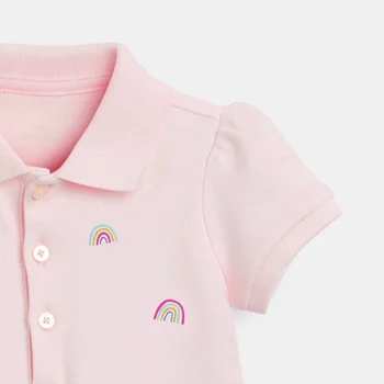 2022 poletje otroška oblačila nova barva dekleta obleko dekle moda ruffle krilo srčkan river roza obleko 2-7 let 2