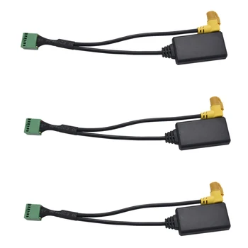 3X Brezžični Mmi 3G Ami 12-kodo Pin za Bluetooth, Aux Kabel Adapter za Brezžični Audio Vhod Za - V5 A6 A4 V7 A5 S5