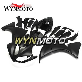 ABS Vbrizgavanje Plastičnih mas Fairings Za Yamaha YZF1000 R1 Leto 2009 - 2011 Motocikel Polno Oklep Komplet Mat Črnega Telesa Kompleti