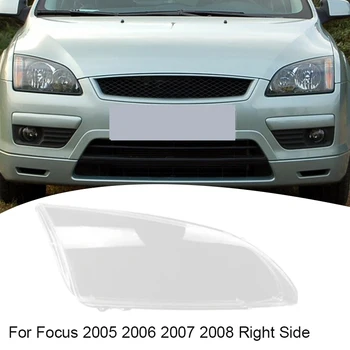 Avto Prednji Smerniki Jasno Pokrovček Objektiva Lampshade Lupini Kritje za Ford Focus 2005 2006 2007 2008