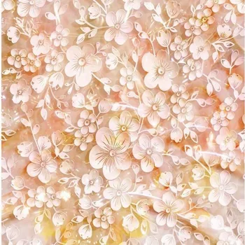 beibehang po Meri tla tri-dimenzionalni slive jade carving 3D talne ploščice ploščice slikarstvo barve pvc debele so odporni na obrabo, 1
