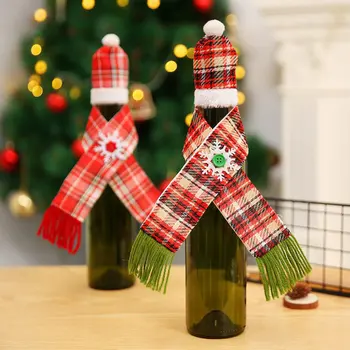 Božič Vina, Steklenico Kritje Vesel Božič Okraski Za Dom 2021 Natalne Božični Okraski Božič, Darila Srečno Novo Leto 2022