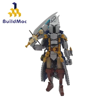 Buildmoc Guardian Mech Vitez Roboti Vojak Guardianed MOC Nabor gradnikov Igrače za Otroke, Otroci Darila, Igrače Opeke 401PCS