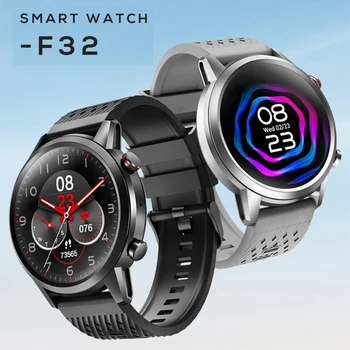 F32 Pametno Gledati Moške Bluetooth Klic Smartwatch 2022 IP67 Nepremočljiva 360 HD Zaslon 15 Dni Pripravljenosti Za Android IOS 0