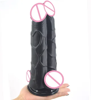 FAAK dvojni dildo realističen penis z veliko sesalno velik velik dildo belušno človek dick sex igrače za ženske, lezbijke, masturbacija 2