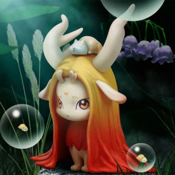 FuZoo Wonderland, Slepo Polje, Igrače Anime Slika Lutka Moose Gozdni Duh Zveri Skrivnost Polje Luštna Punca Srce Darilo Namizni Okrasek