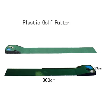 Golf Zelena Odeja Plastično Palico Usposabljanja Doma Preproga Preproga Golf Tri-Luknjo Palico Trener