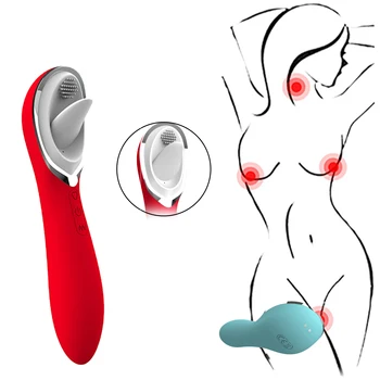 Jezik Lizanje G Spot Klitorisa Vibrator za Klitoris Golicač Sex Igrača za Ženske 10 Vzorec z vibriranjem Vaginalne Masaža Odraslih Orgazem Izdelka 1