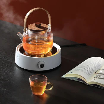 Mini električni toplozračne peči majhno čaj, kavo, kozarec lonec z vrelo vodo za čaj majhne indukcijski štedilnik
