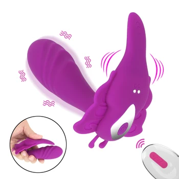 Nosljivi Hlačke Vibrator, Dildo, Vibrator Sex Igrače za Ženske 10 Hitrost Brezžični Daljinski upravljalnik Klitoris Stimulator