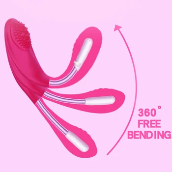 Novi Vibrator Vibratorji Brezžični Klitorisa Analni Vagina Vibrator Adult Sex Igrače z Dvojno Motorji za Ženske Ženski Pari Igrajo 1