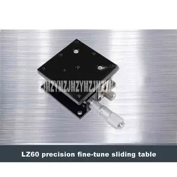 Optični Z-Osi LZ60 Visoko precizne Mikrometer dorečejo Premik Platformo Stran Tabela Fazi Ravni Podizač 20.4 N(3kgf) 60*60 mm