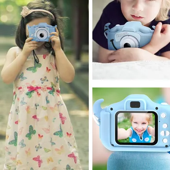 Otroci Digitalni Fotoaparat 1200W Pixel Kamera Otrok 2 0 Palčni HD Anti-Spusti za ponovno Polnjenje Kamere 4
