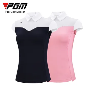 PGM Golf Ženske Majice za Šport Prosti čas Poletnih Kratek Rokav Lady Oblačila Quick Dry Dihanje YF484 Debelo