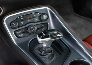 Prestavna Konb Gumb Dekor Kritje Trim za Dodge Challenger Polnilnik 2015+/ Durango 2018+ Avto Notranjo Opremo ABS Ogljikovih Vlaken 5