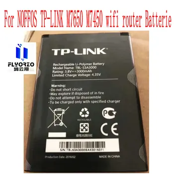 Prvotne blagovne znamke v novo 3000mAh TP-LINK TBL-53A3000 usmerjevalnik Baterija Za NOFFOS TP-LINK M7650 M7450 wifi usmerjevalnik Batterie