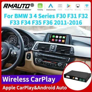 RMAUTO Brezžični Apple CarPlay NBT CIC Sistem za BMW 3 4 Serije F30 F31 F32 F33 F34 F35 F36 2011-2016 Android Auto Mirror Link