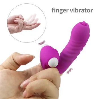 Sex Igrače Silikonski Prst Nastavite Vibrator Za G Spot Massager Z Vibriranjem Dildo Nekaj Spogleduje Nožnico Ženske Vagine, Klitoris Stimulator 1