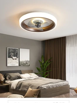 Sodoben minimalističen, stropni ventilator, lučka otroška spalnica, stropni ventilator lučka jedilnica dnevna soba spalnica pametnih gospodinjskih fan lučka