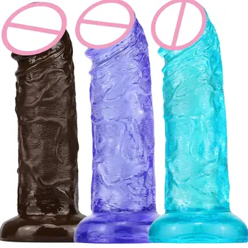 Super Dildo Resnično Velik Dolgo PVC Realističen Dildo Velikan Penis Ogromen Petelin Analni Čep Sex Igrače Za Ženske, Moške, Nekaj Odraslih Izdelki 0