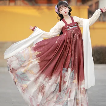 Tradicionalna Kitajska Stari Hanfu Plesna Predstava Kostum Tang Dinastije Pravljice Hanfu Obleko Hanfu Obleka Princess Obleka 2