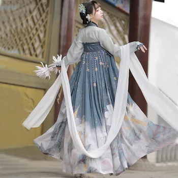 Tradicionalna Kitajska Stari Hanfu Plesna Predstava Kostum Tang Dinastije Pravljice Hanfu Obleko Hanfu Obleka Princess Obleka 4