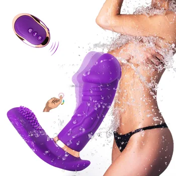Unisex G-spot Ženski Gej Par, ki Seksa igra nosljivi Brezžični daljinski upravljalnik Vibrator Adult sex igrače Vaginalne in Analne stimulacije