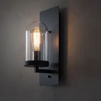 Ustvarjalne Retro Industrial LED Stenska Svetilka, Dnevna Soba, Hodnik, Posteljne Železa Noč Svetlobe Doma Dekor(brez Žarnice), 0