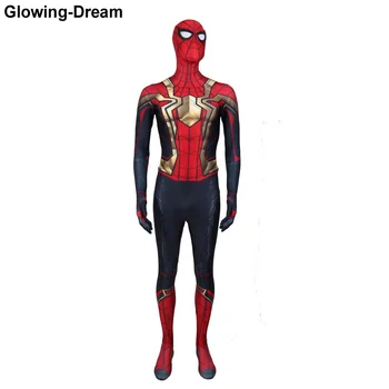 Visoka Kakovost Nikakor Ni Doma, Cosplay Novo Kostum Spider Kostum Z Masko S Čevlji
